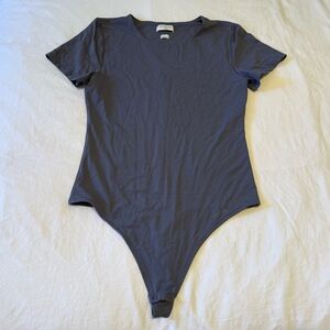 Aritzia Contour Crew Shortsleeve Bodysuit in Admiral